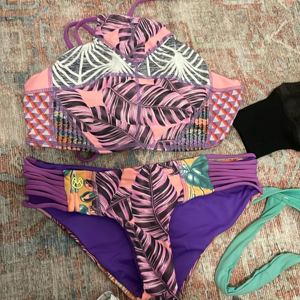 Maaji Halter Bikini - XL top (fits like medium) and small bottom.